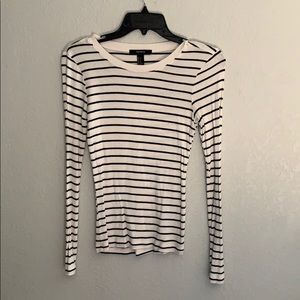 ribbed striped sweater